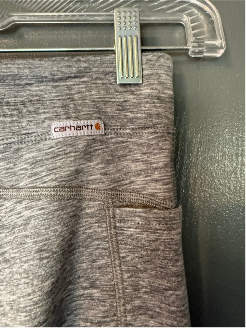 Women's Carhartt Gray Leggings Size 12 - Picture 2 of 4